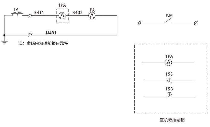 旁路软启动器电气原理图